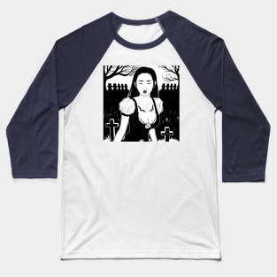 Graveyard Girl Baseball T-Shirt